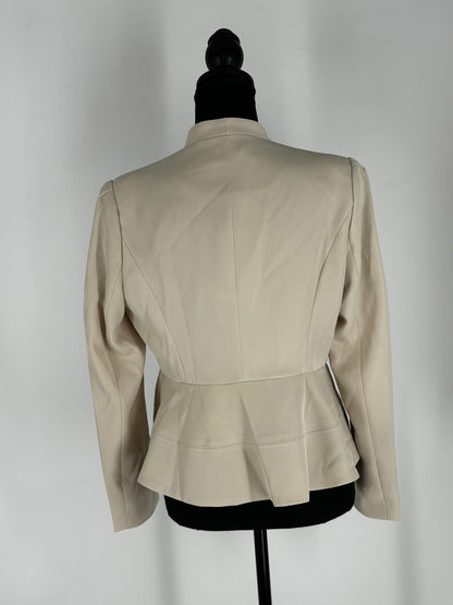 Xing Women’s White Cropped Blazer – Size L