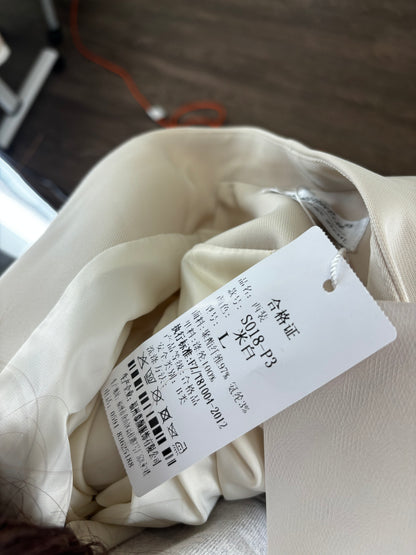 Xing Women’s White Cropped Blazer – Size L