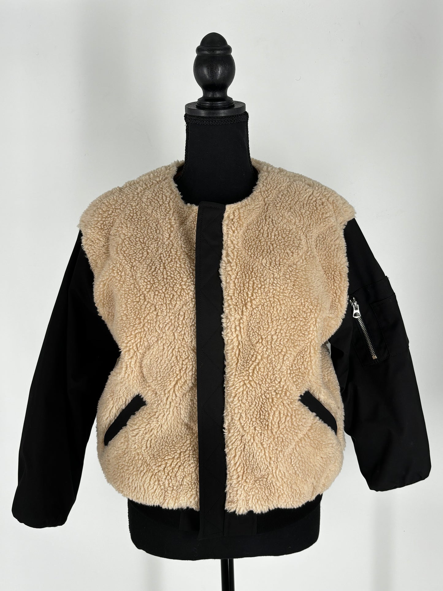 ZARA Kids Brown Faux Fur Jacket – Size 9–10Y / 140 cm