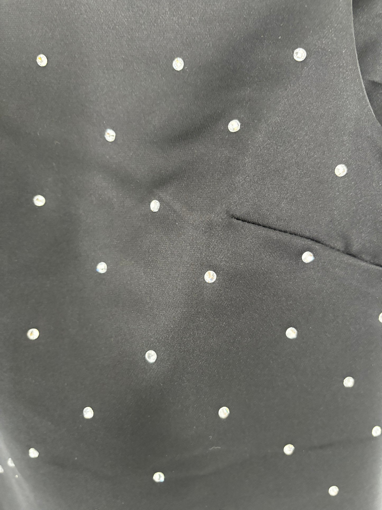 H&M DIVIDED Women’s Black Rhinestone Dress – Size XS