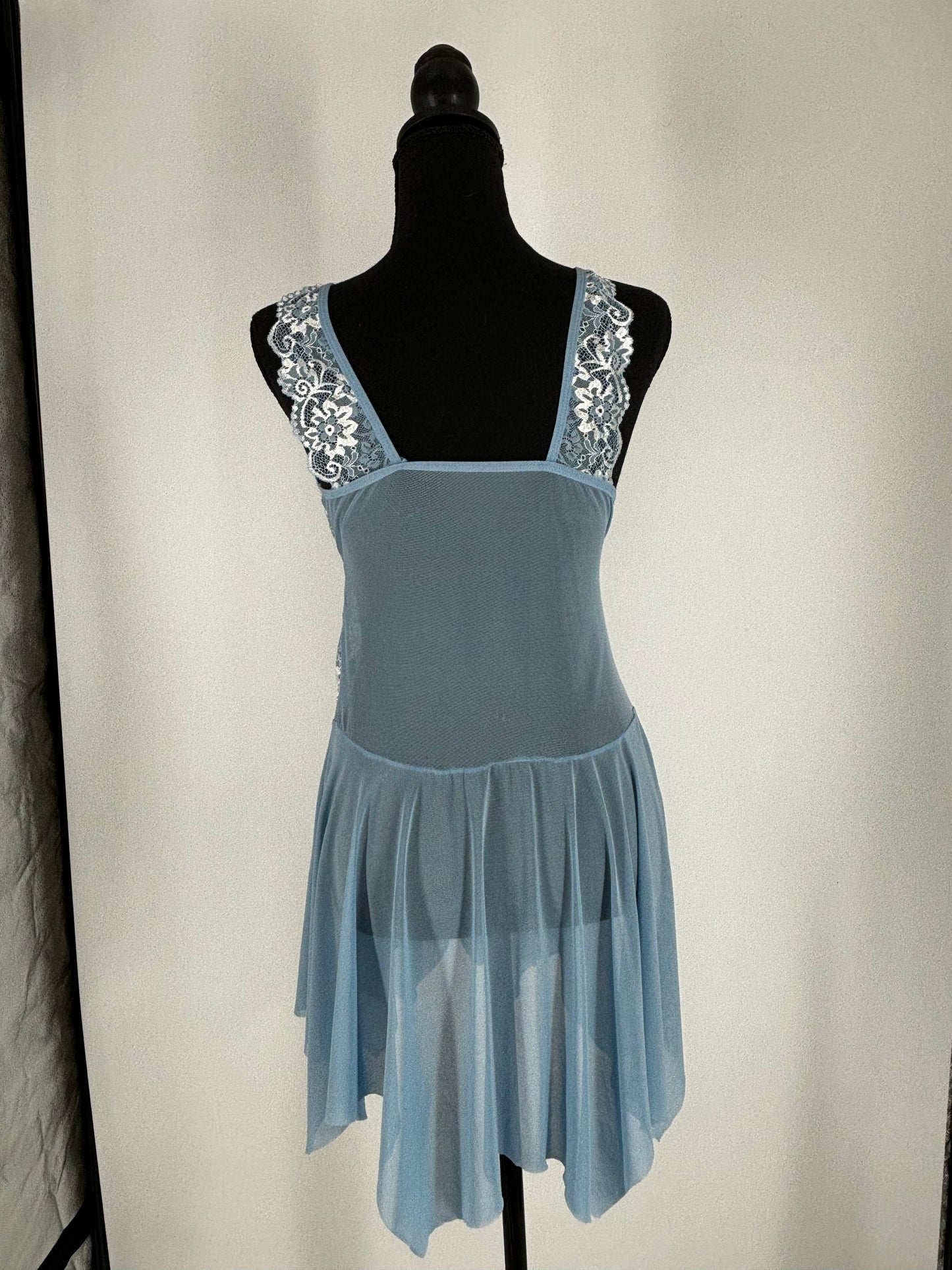Women’s Blue Lace Lingerie Nightdress – Size M