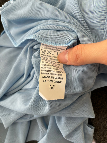 Women’s Blue Lace Lingerie Nightdress – Size M