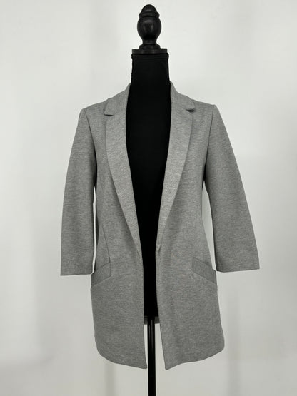 Dynamite Women's Gray Linen-Cotton Blazer – Size M