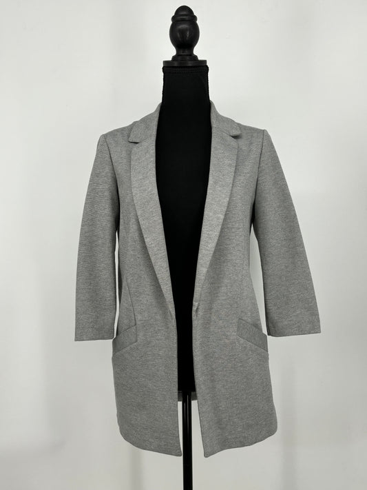 Dynamite Women's Gray Linen-Cotton Blazer – Size M