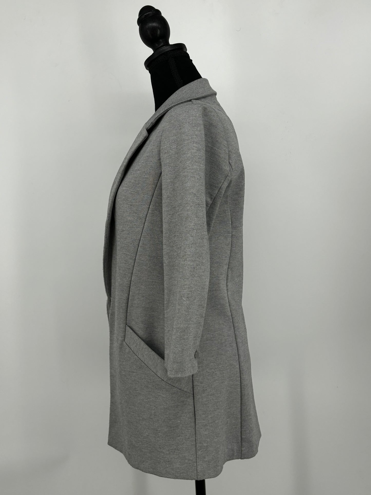 Dynamite Women's Gray Linen-Cotton Blazer – Size M