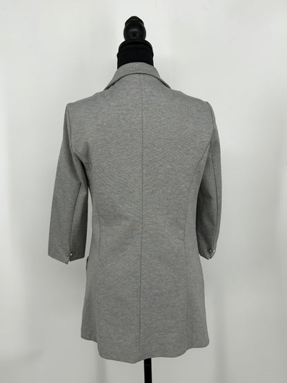 Dynamite Women's Gray Linen-Cotton Blazer – Size M