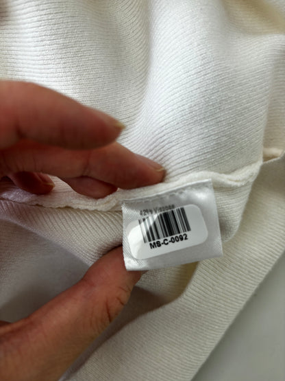 Women's White Cotton Dress – Size M