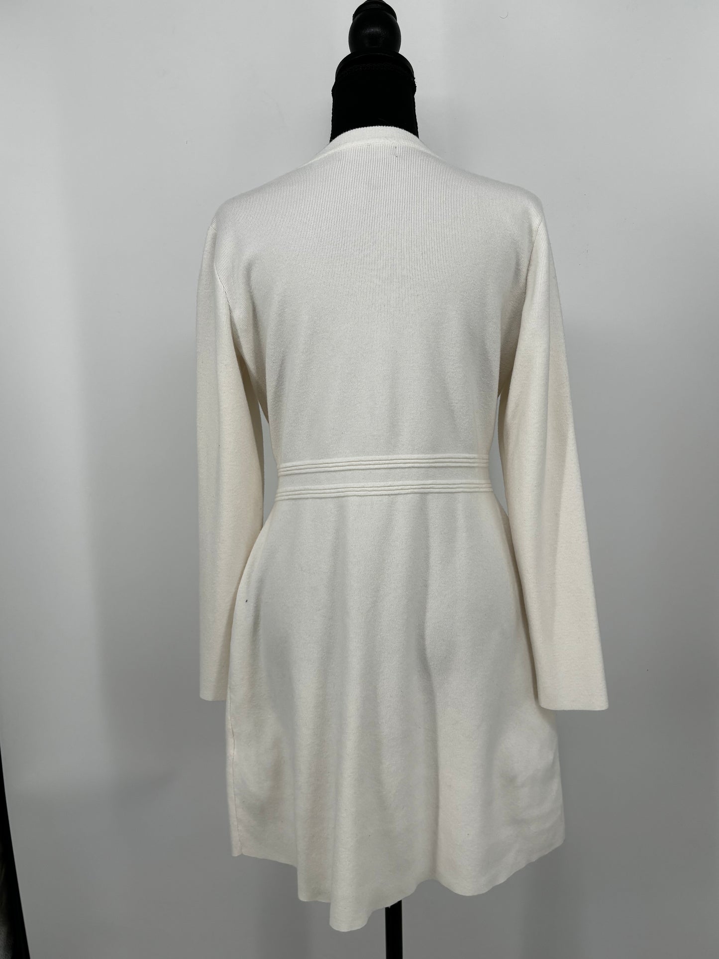 Women's White Cotton Dress – Size M