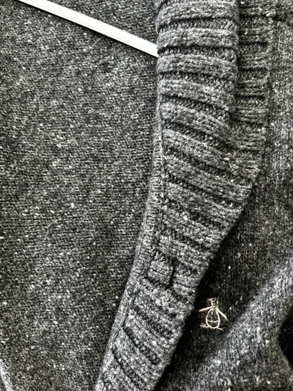Original Penguin Women’s Gray Knit Cardigan – Size S