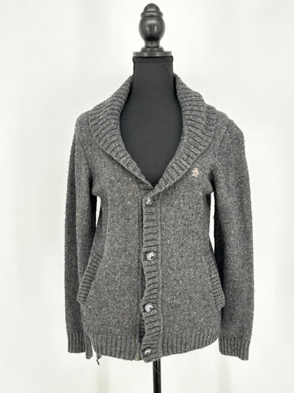 Original Penguin Women’s Gray Knit Cardigan – Size S