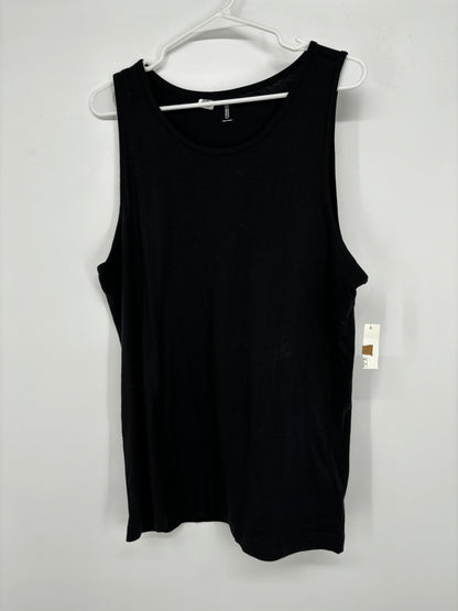 Amazon Essentials Men’s Black Slim Fit Tank Top – Size M