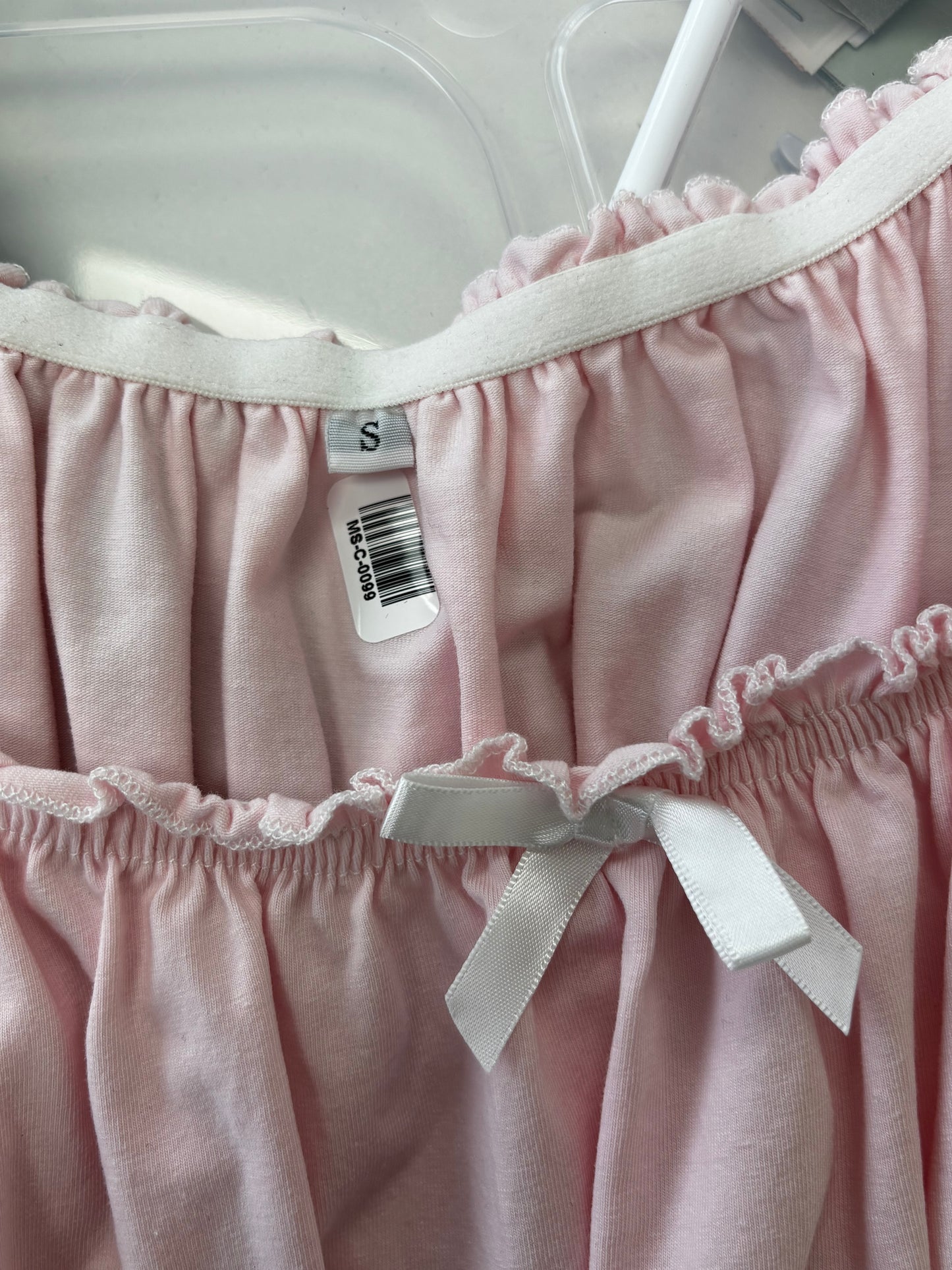 Women's Pink Bow Nightgown – Size S