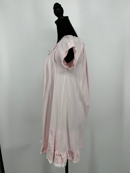 Women's Pink Bow Nightgown – Size S