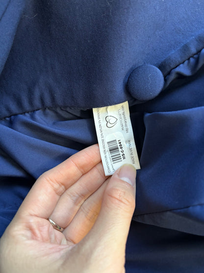 Marycrafts Women’s Navy Blue Office Suit Set (Blazer & Pencil Skirt)