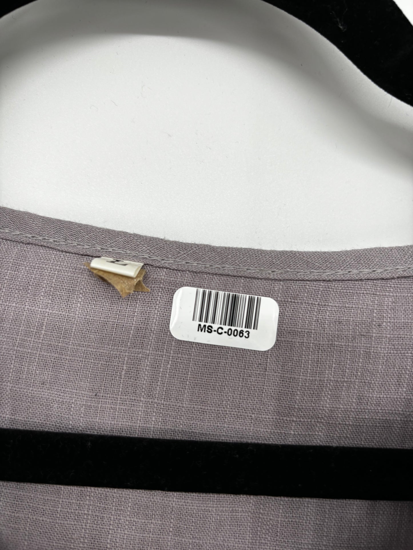 Men’s Brown Loose Fit Long Sleeve T-Shirt – Size L