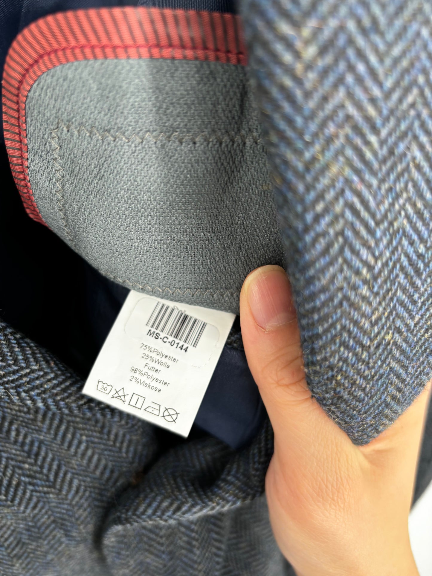 PJPAUL JONES Men’s Navy Blue Blazer – Relaxed Fit, Size XL