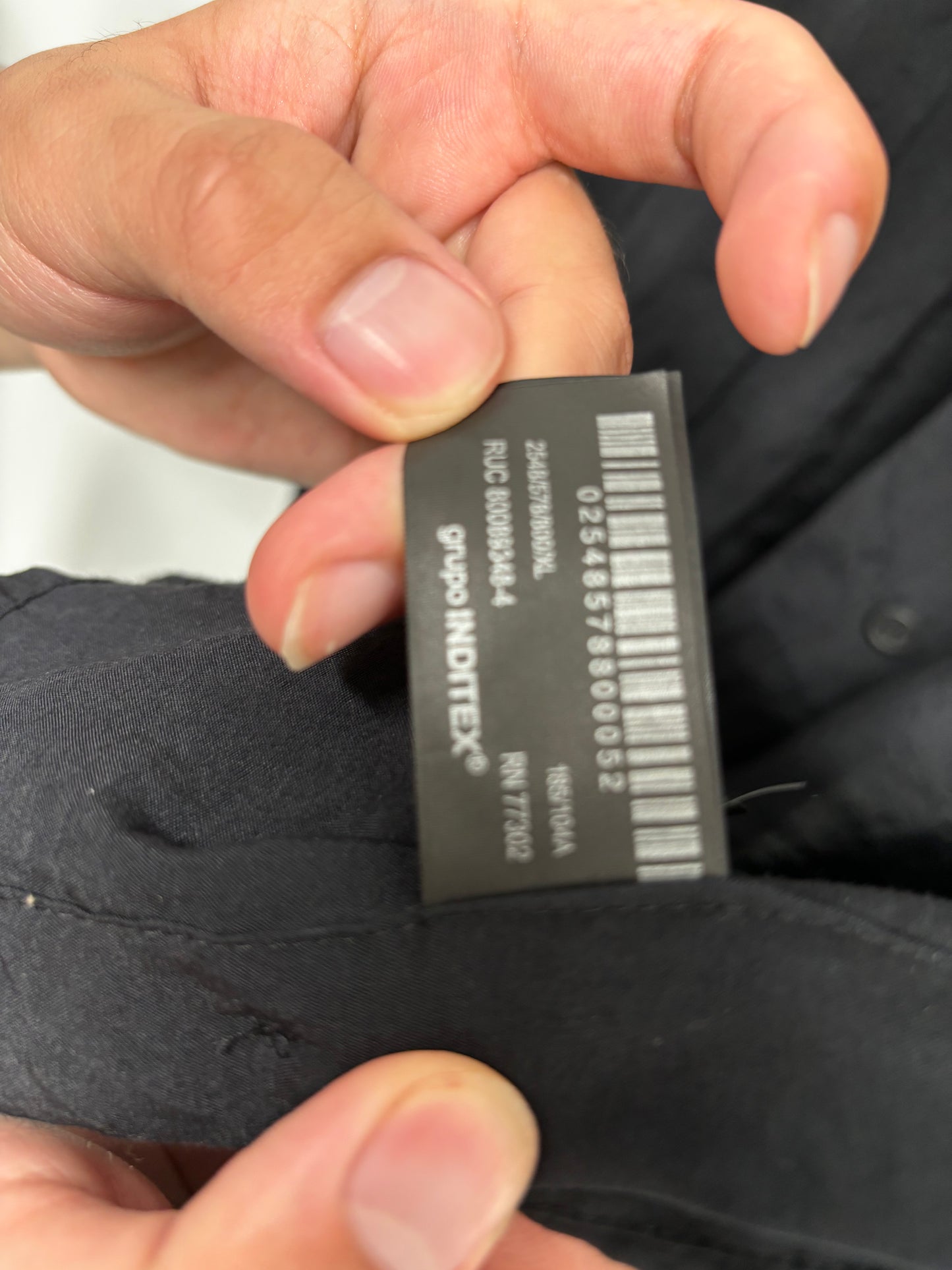 ZARA Men’s Black Relaxed Fit Shirt – Size XL