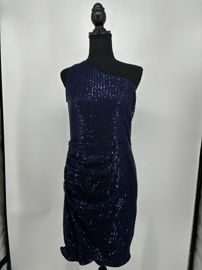 GRACE KARIN Women’s Blue Sequin Sleeveless Dress – Size M