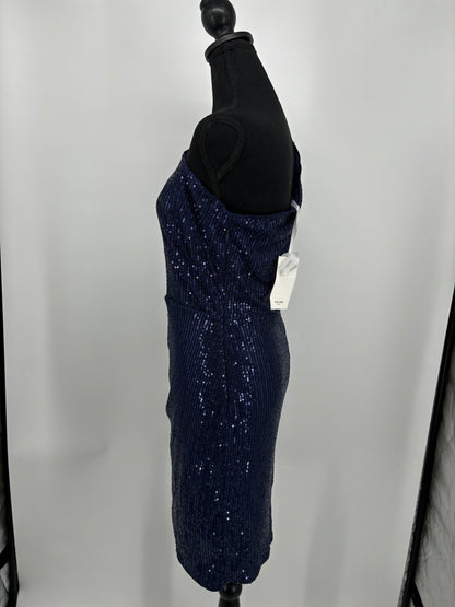 GRACE KARIN Women’s Blue Sequin Sleeveless Dress – Size M