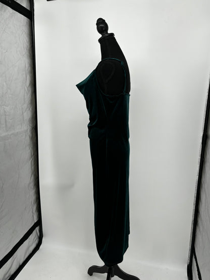 SHEIN Women’s Green Sleeveless Evening Dress – Size M