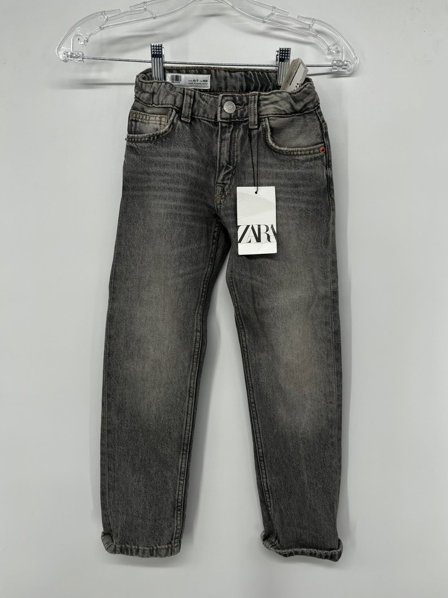 ZARA Men’s Black Denim Jeans – Size 6/7