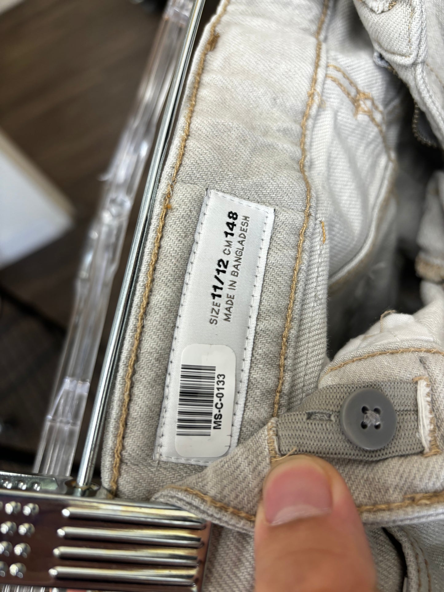 Women’s Gray Denim Jeans – Size 11/12