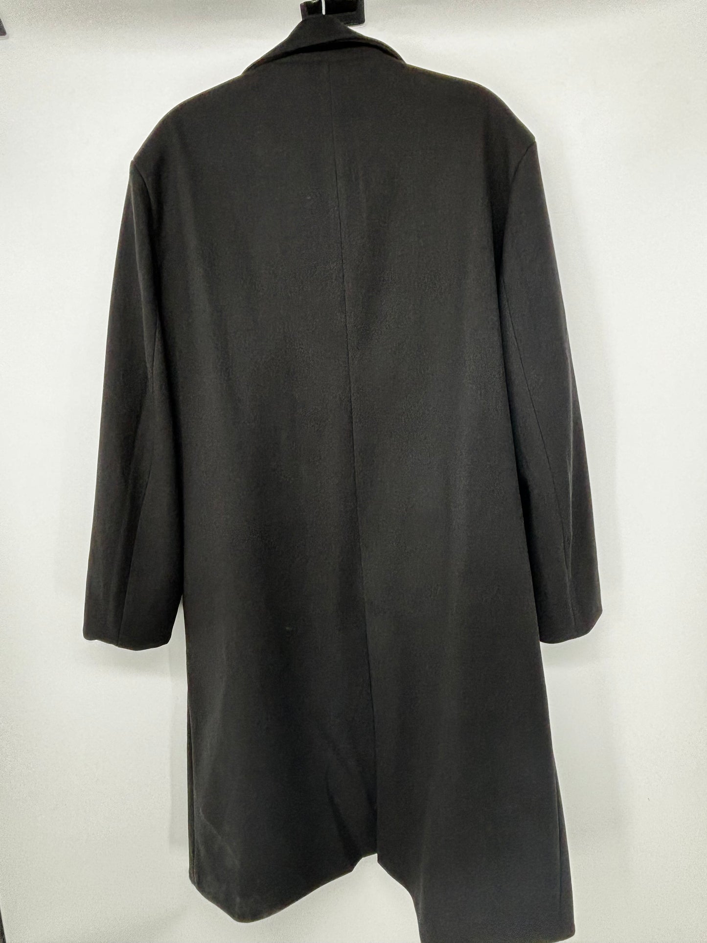 Men’s Black Long Coat – Size XL