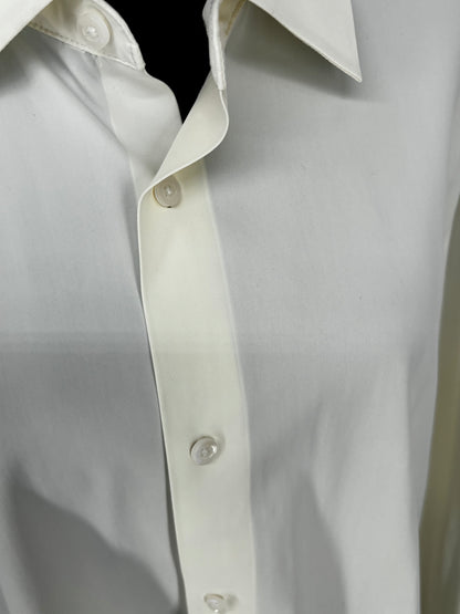 Women’s White Button-Up Shirt – Size XL