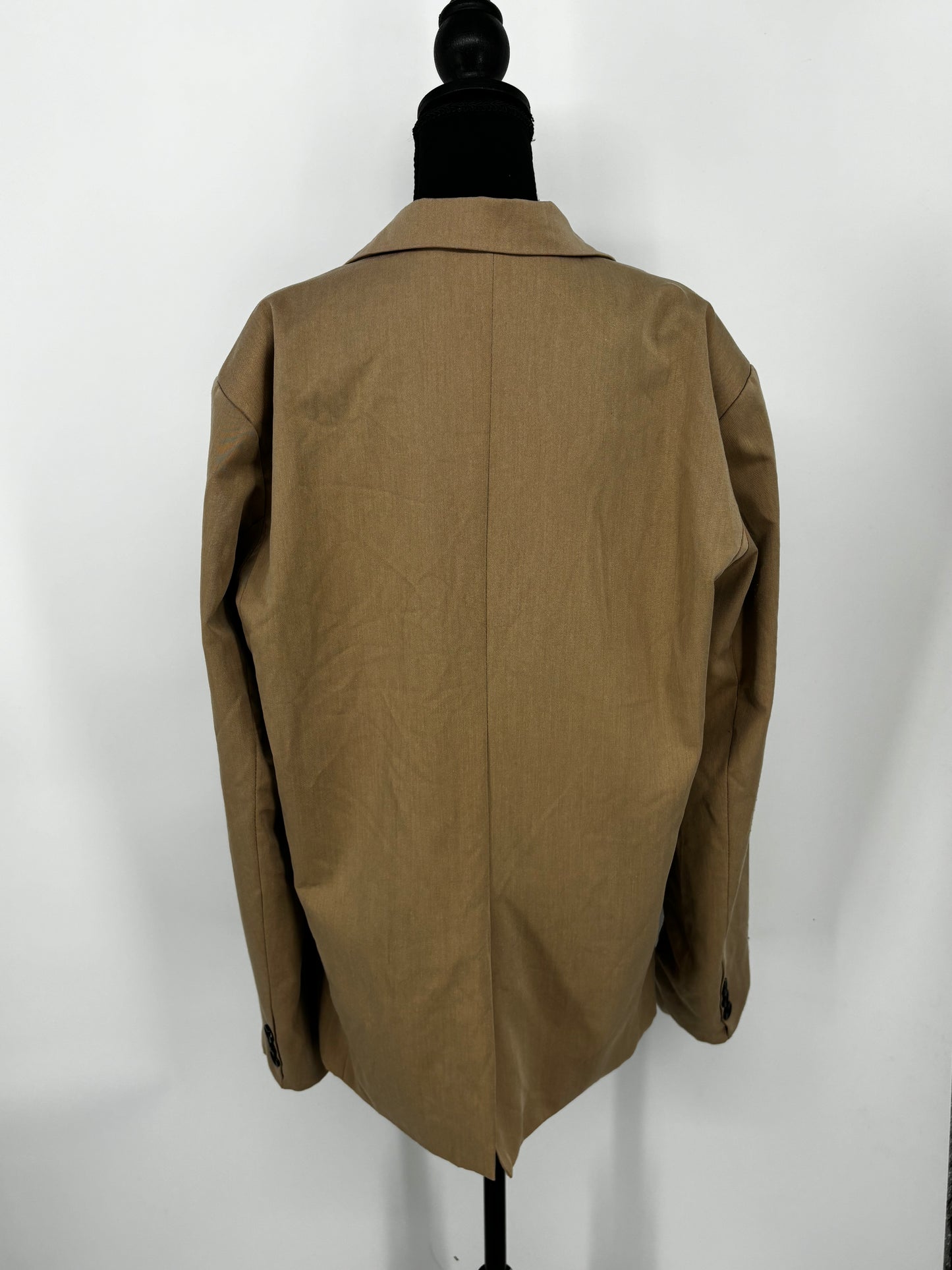 Men’s Khaki Casual Blazer – Size L