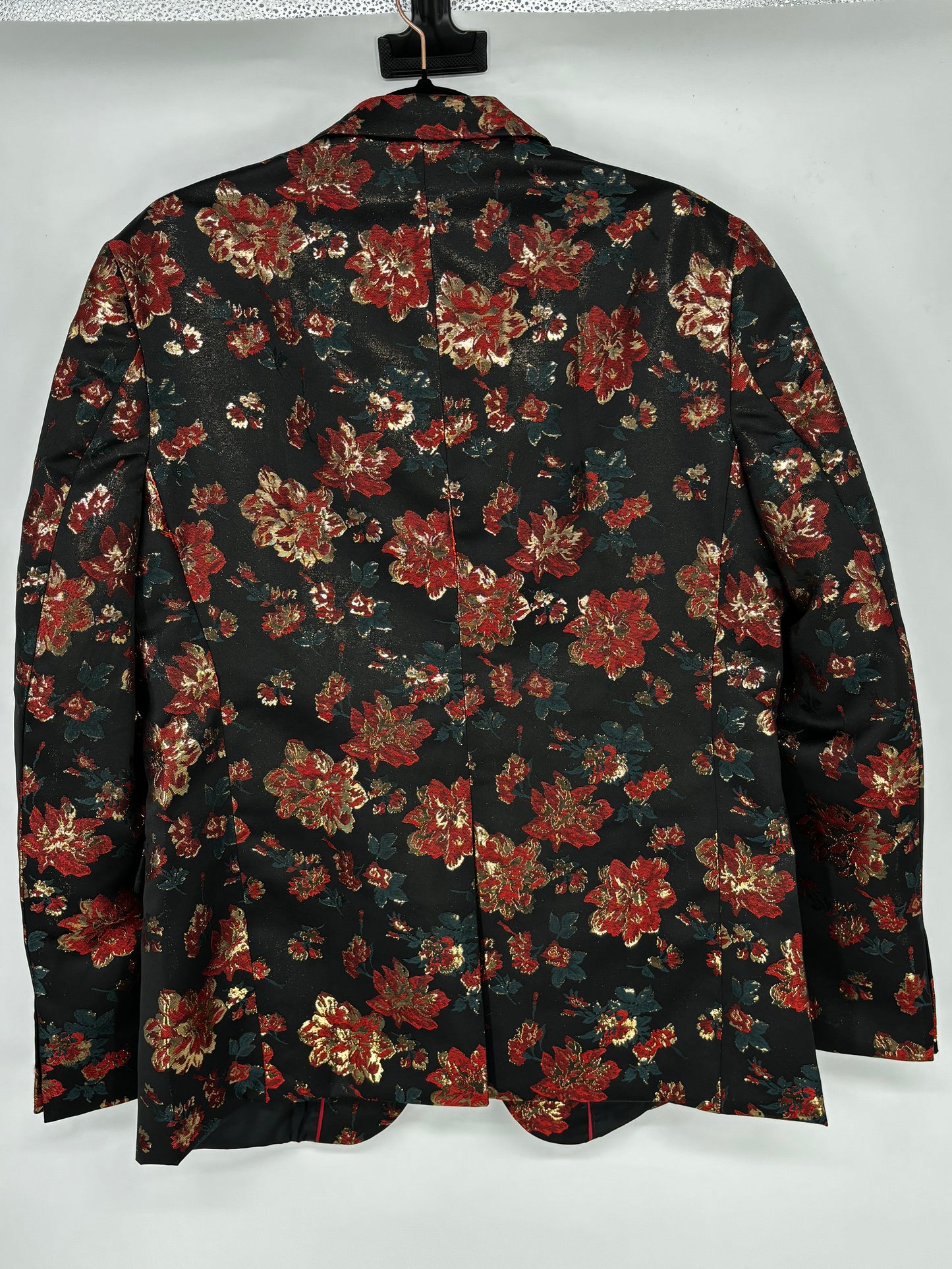 coofandy Men’s Black Jacquard Blazer – Size no