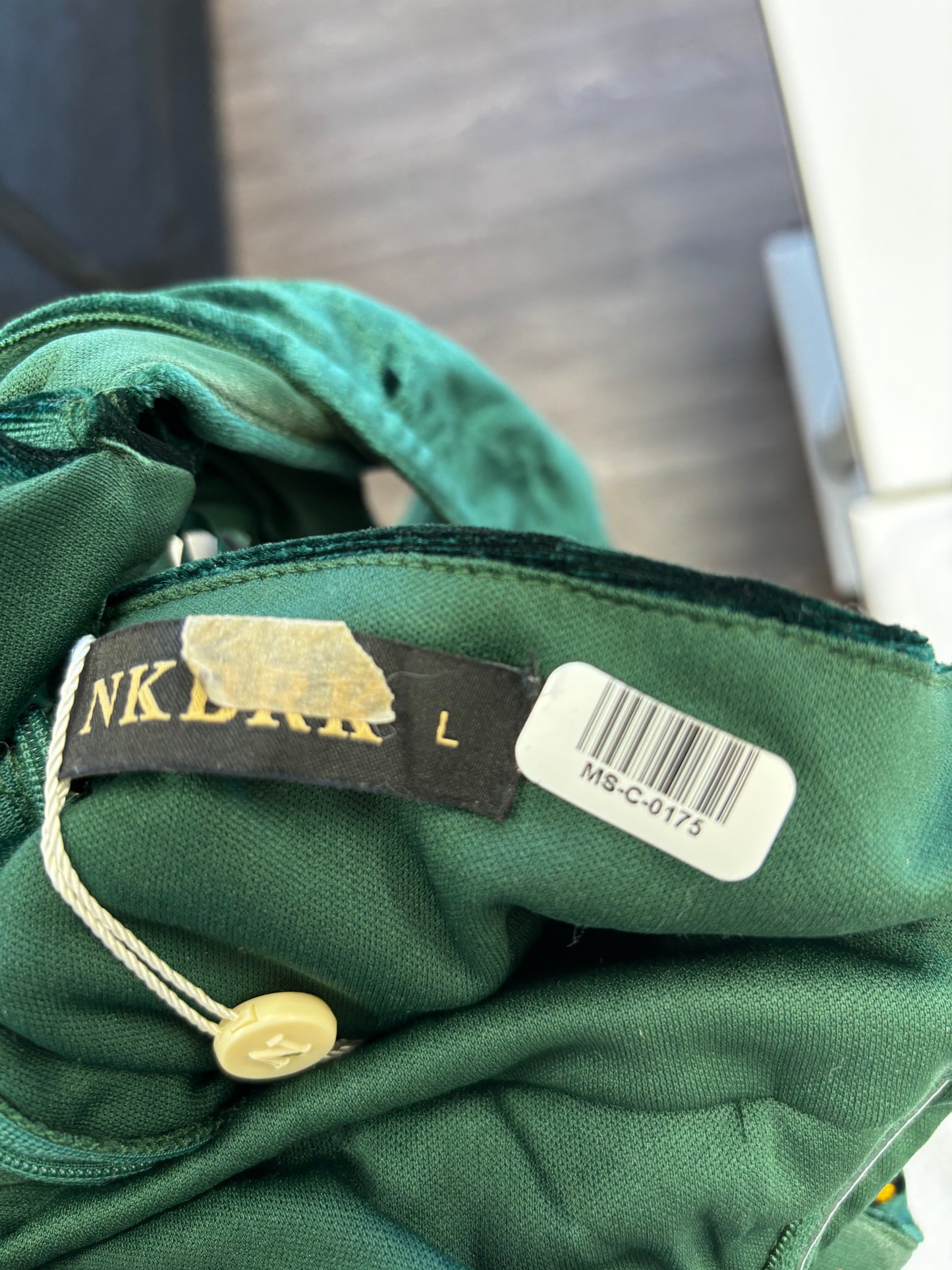 Women’s Black Train Evening Gown – Size L