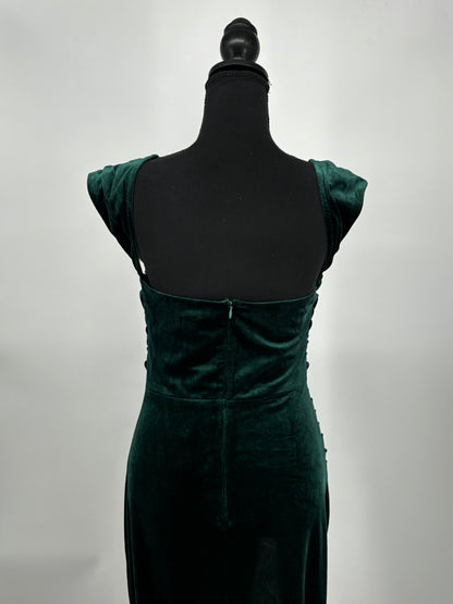 Women’s Black Train Evening Gown – Size L