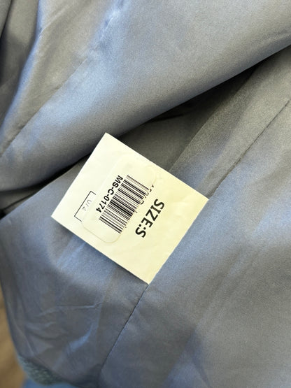 Men’s Blue Double-Breasted Casual Blazer size s