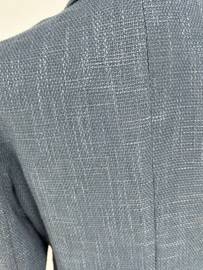Men’s Blue Double-Breasted Casual Blazer size s