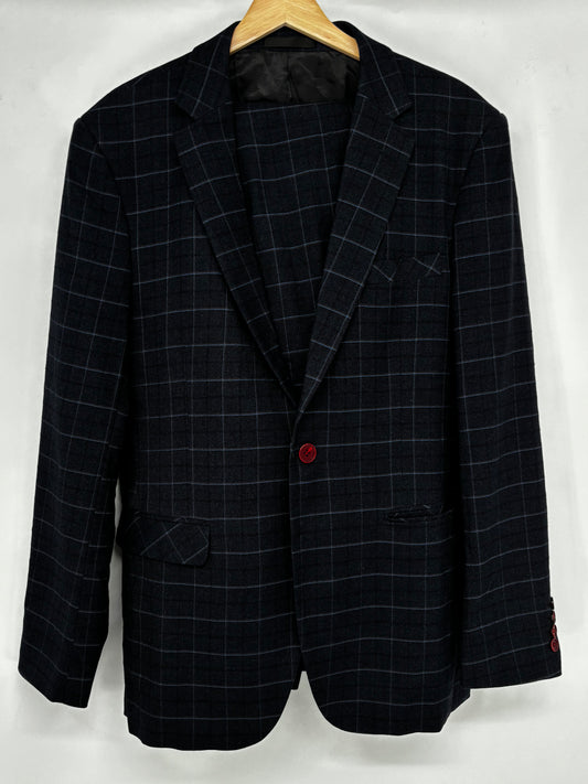 Men’s Black Checkered Blazer size no