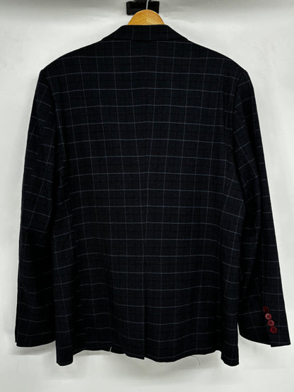 Men’s Black Checkered Blazer size no