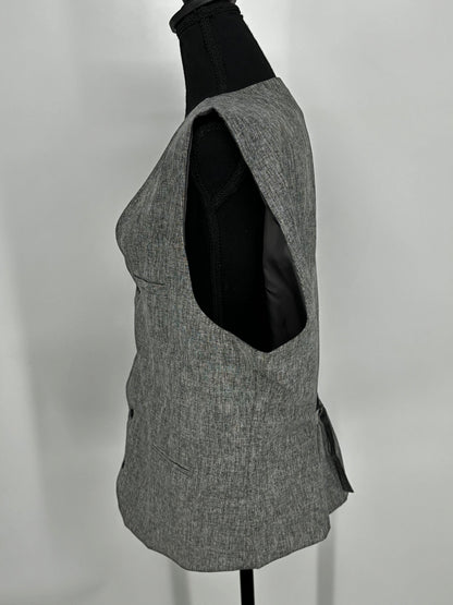 Men’s Gray V-Neck Vest size l