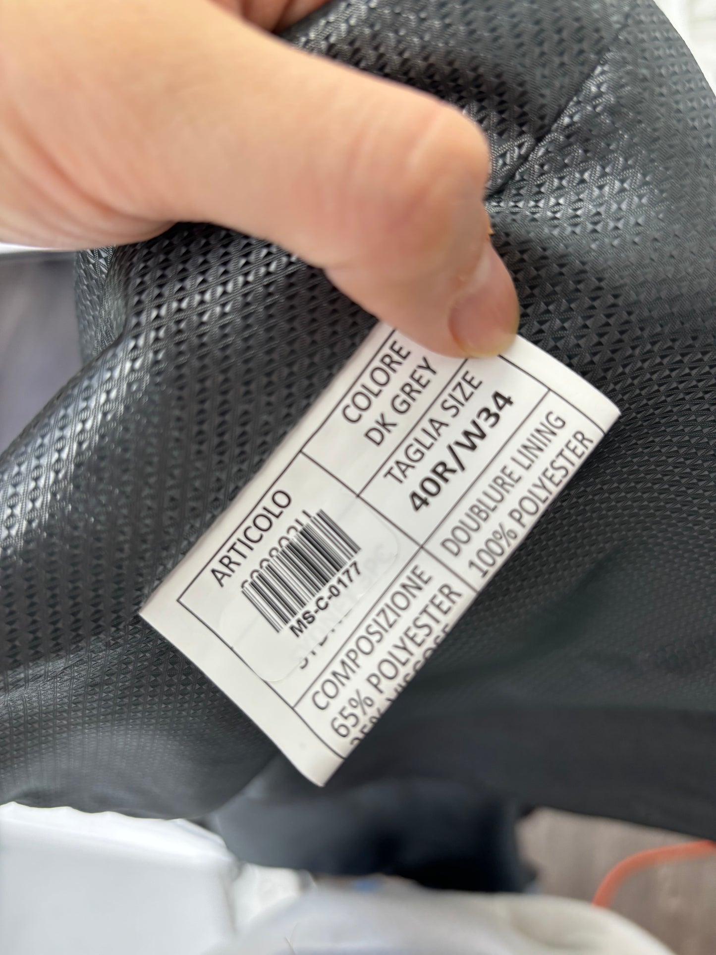 Men’s Black V-Neck Vest size no