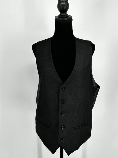 Men’s Black V-Neck Vest size no