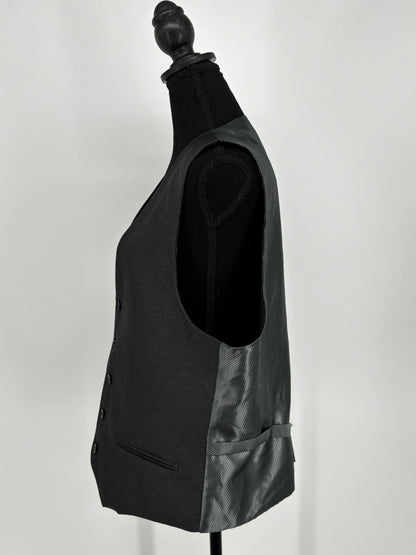 Men’s Black V-Neck Vest size no