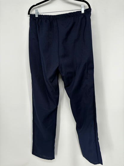 Men’s Blue Straight-Leg Casual Pants – Size L