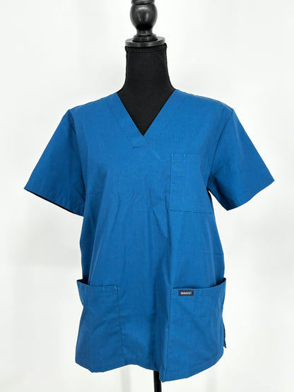 Men’s Navy Blue Medical Scrub Set – Size S