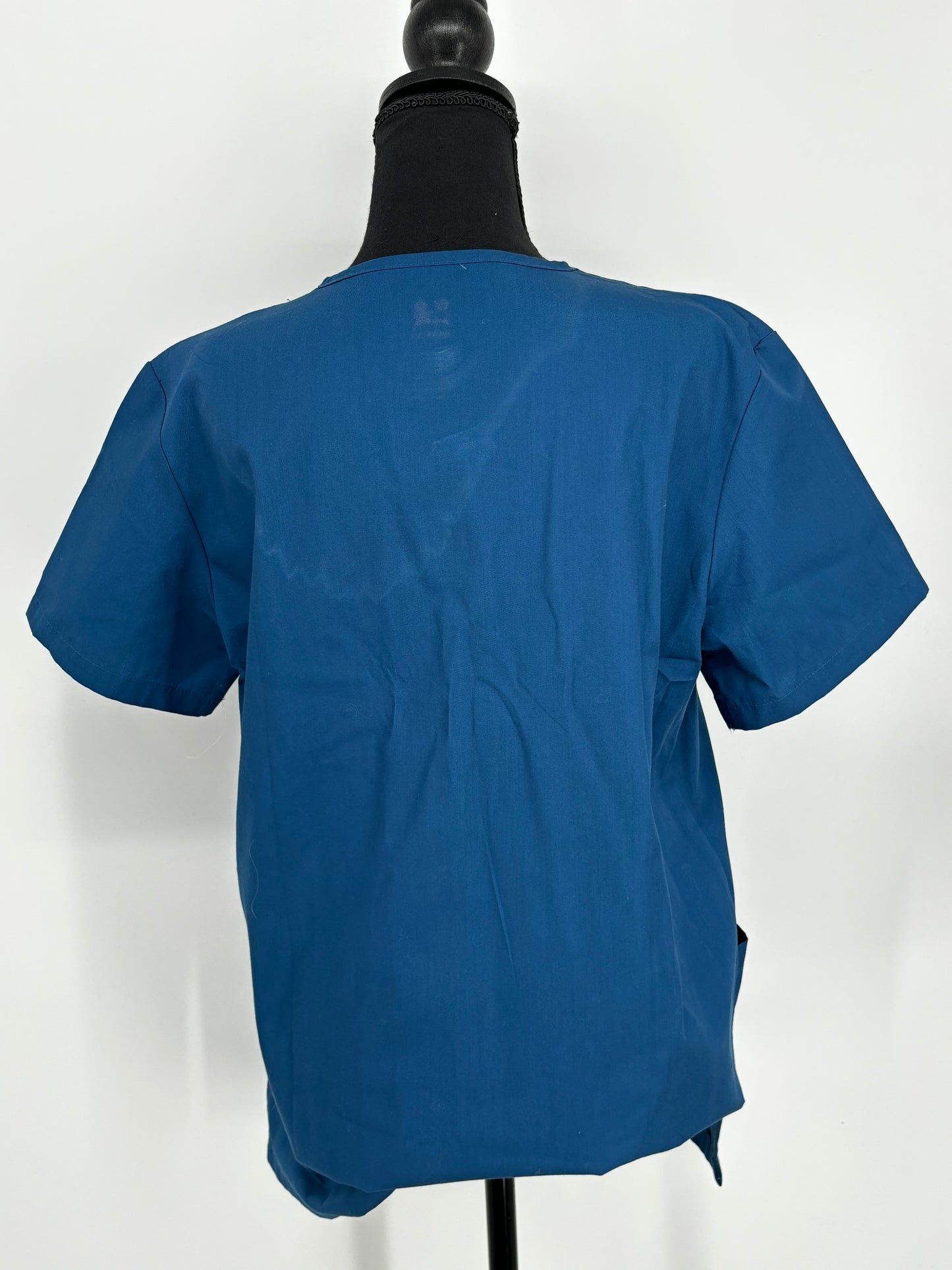 Men’s Navy Blue Medical Scrub Set – Size S