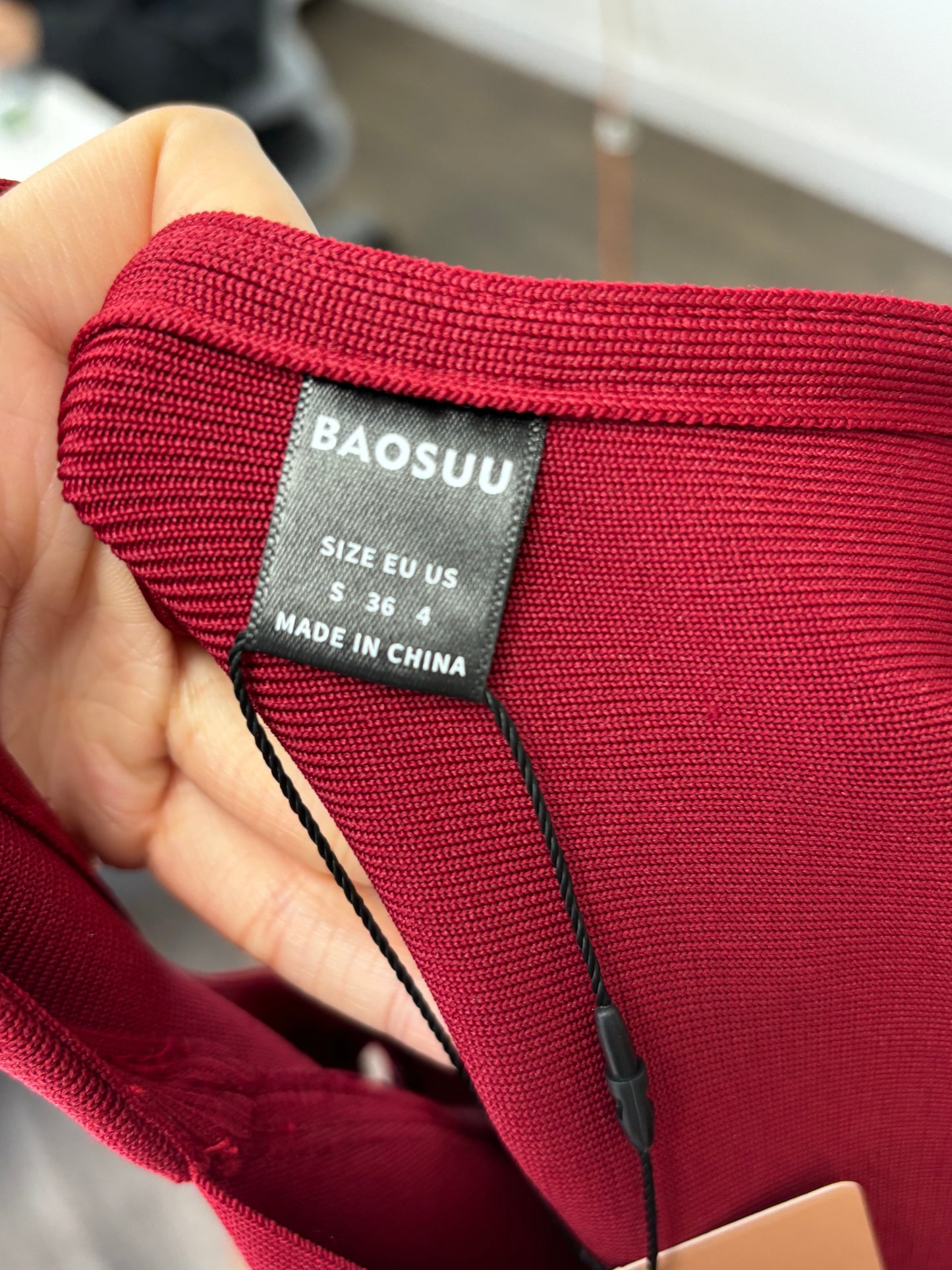 Women’s Red Spaghetti Strap Dress – Size S