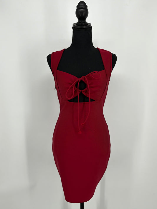 Women’s Red Spaghetti Strap Dress – Size S