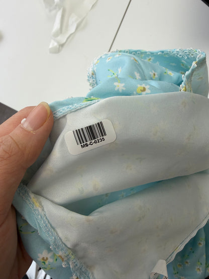 Women’s Blue Floral Dress – Estimated Size M
