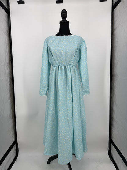 Women’s Blue Floral Dress – Estimated Size M