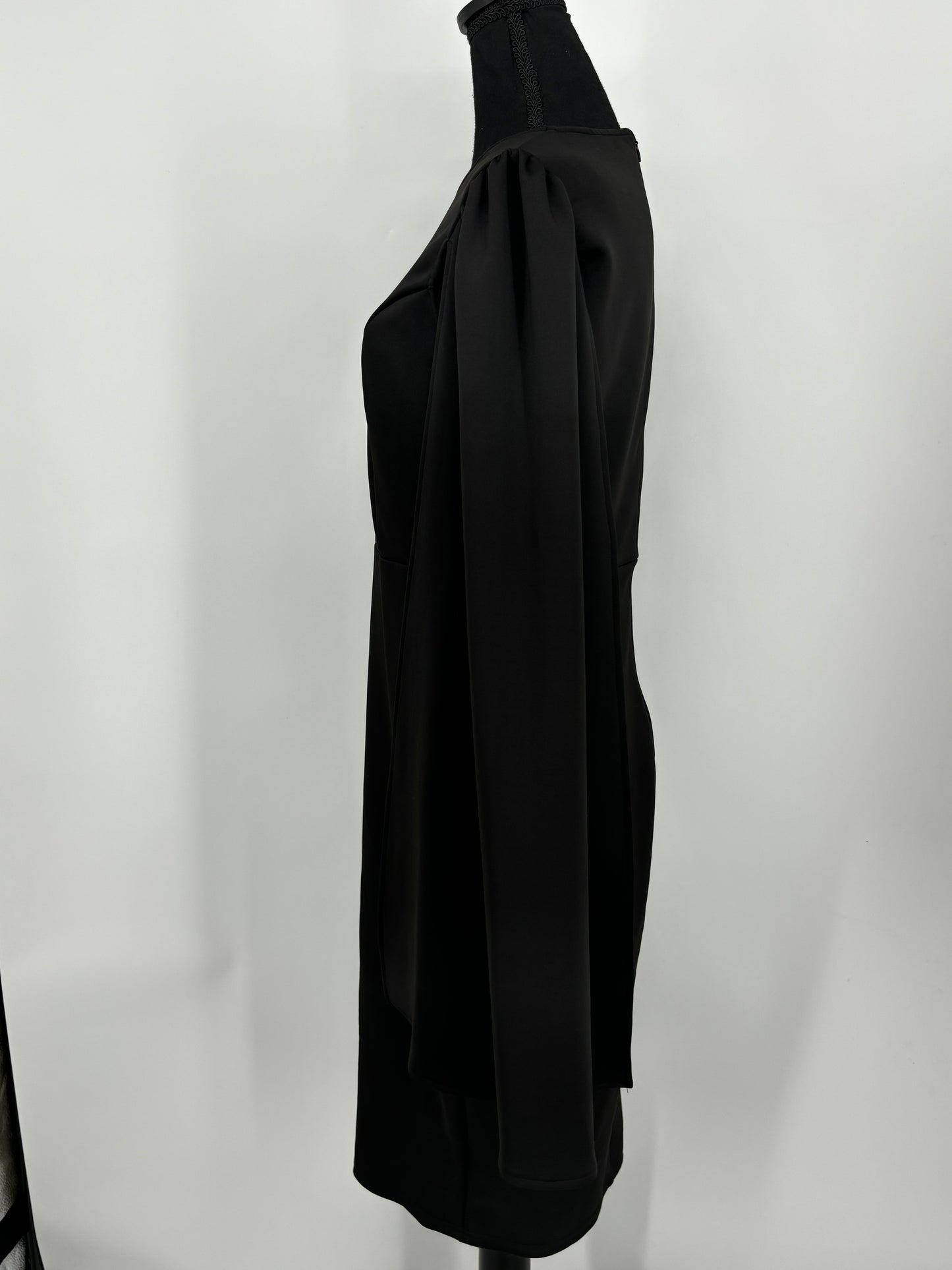 Women’s Black Long Sleeve Crew Neck Top size l