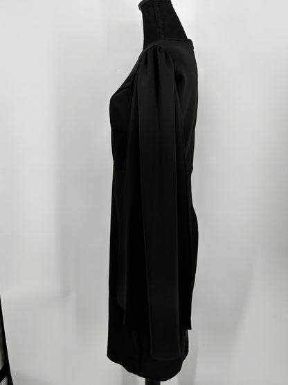 Women’s Black Long Sleeve Crew Neck Top size l