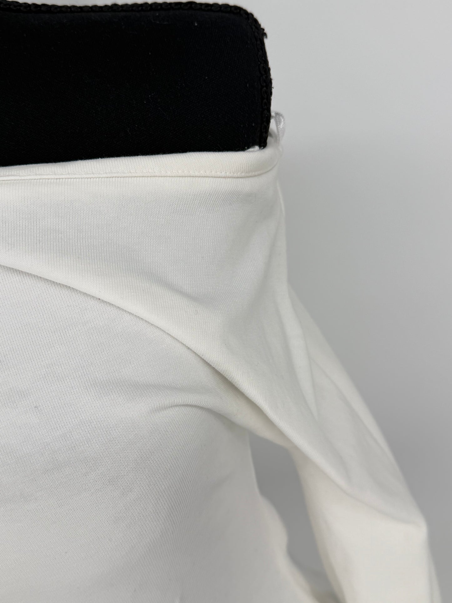 ZARA Women’s White One-Shoulder Fitted Top – Size S